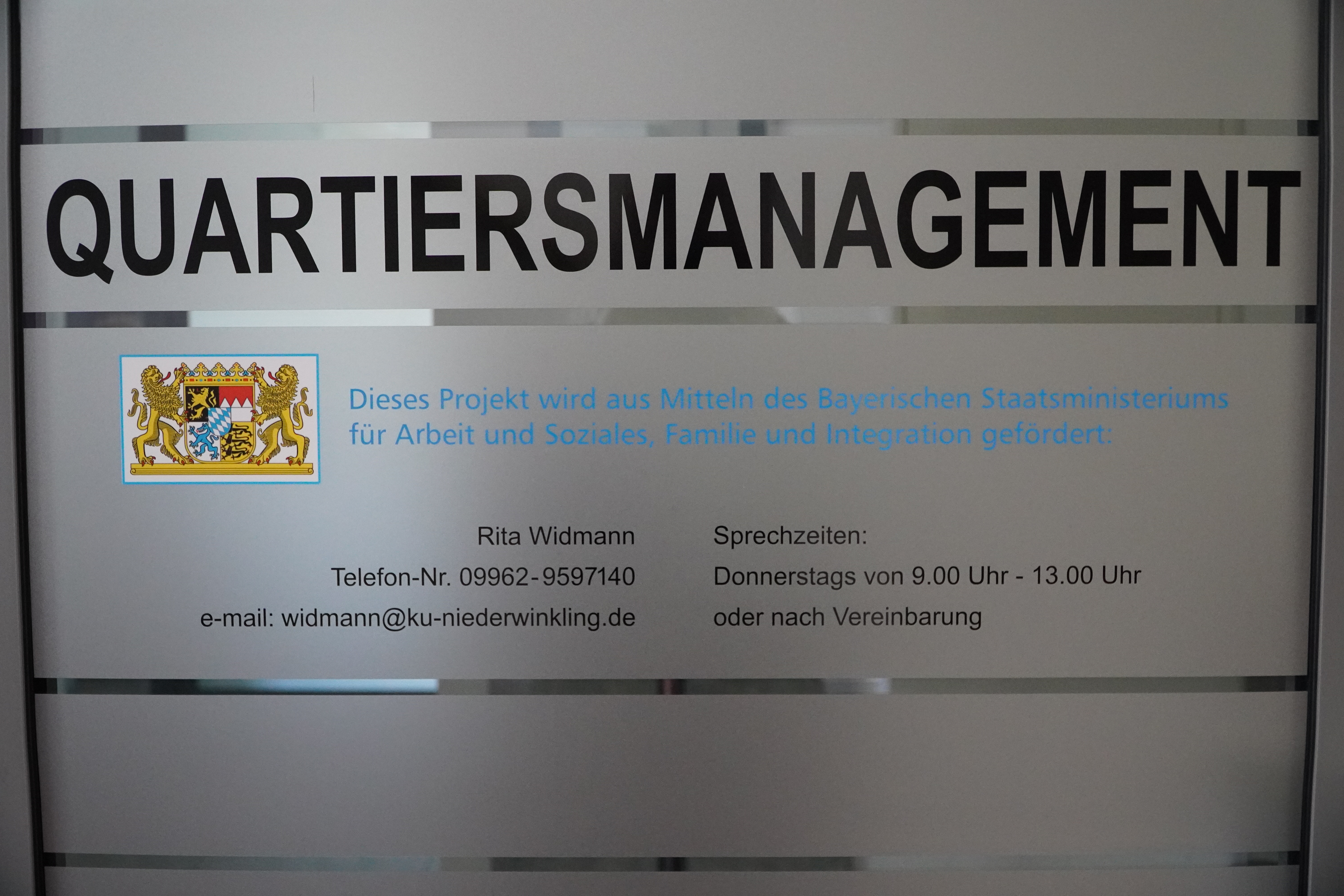 Quartiersmanagement Tür Förderung